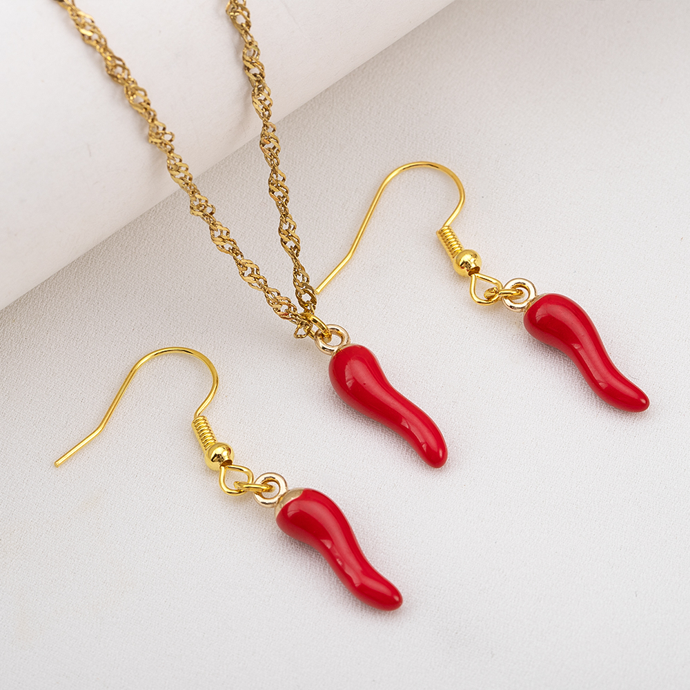 Vintage Fashion Jewelry Necklaces - 10pcs 5pcs 20pcs Red Hot Chili