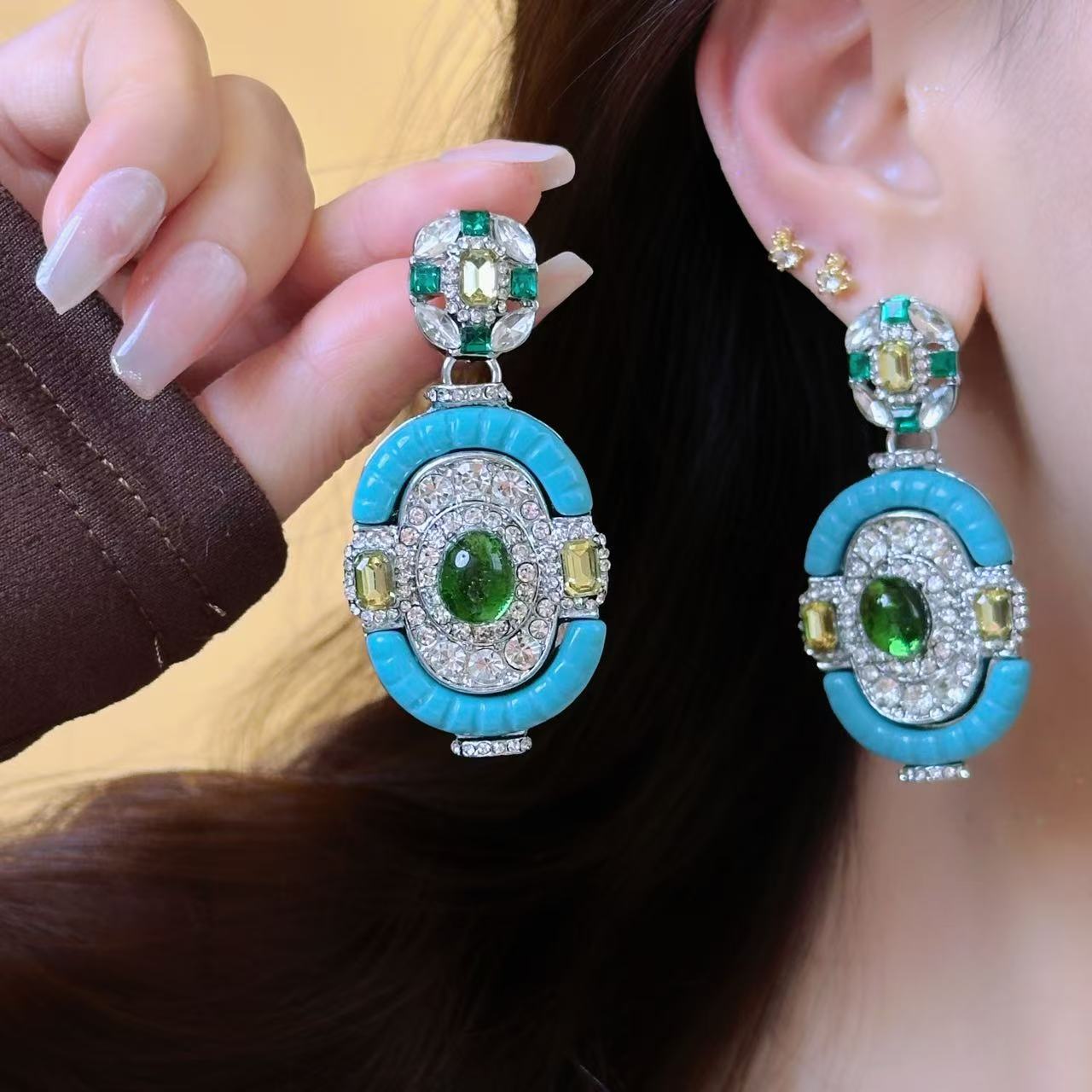 Vintage Turquoise Emerald Silv – Vintage Fashion Eras recenzja i cena