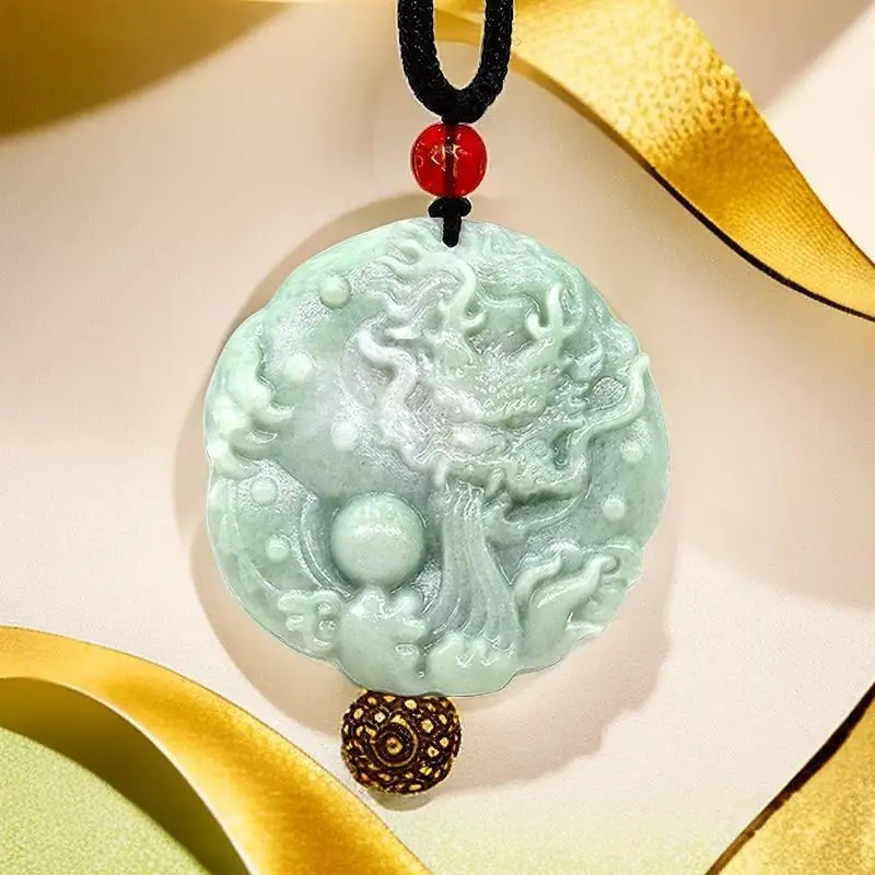 Jade Dragon Pendant Fashion Re – Vintage Fashion Jewelry Necklaces recenzja i cena