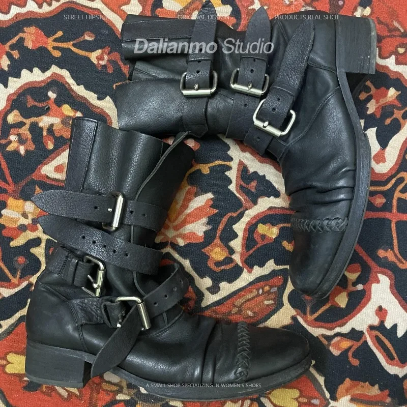 Fashion Men's Genuine Leather  – Vintage Fashion Boots recenzja i cena