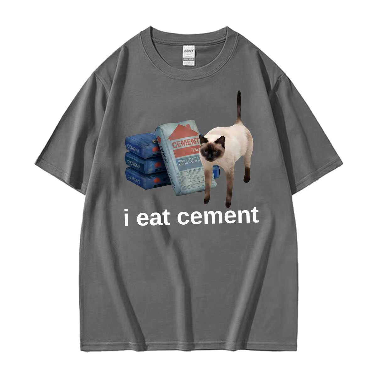 Funny I Eat Cement Cat Meme We – Vintage Fashion Gen Z recenzja i cena