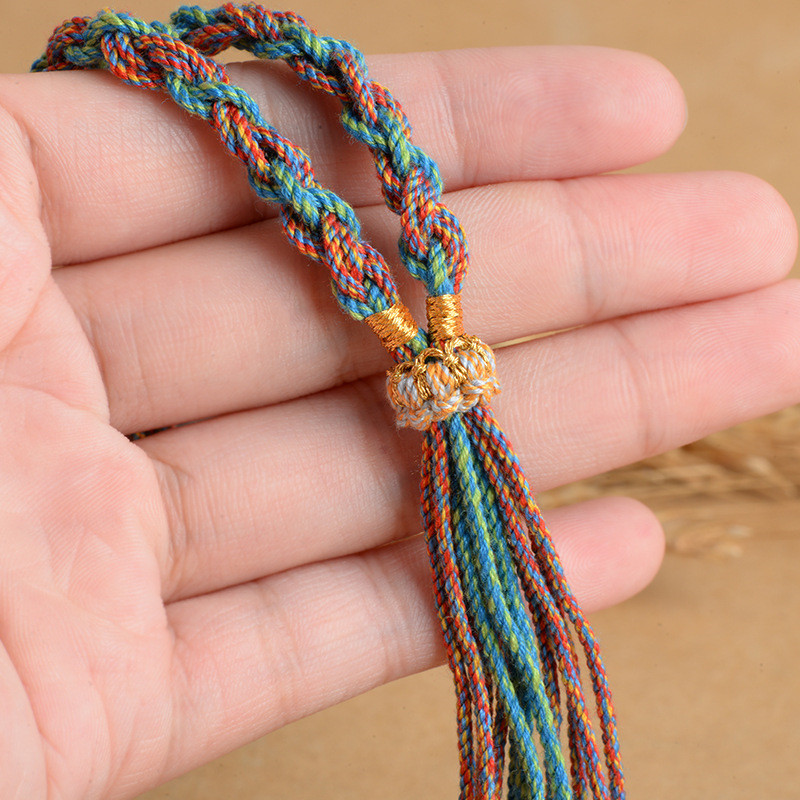 Women Necklace Cotton Thread P – Vintage Fashion Jewelry Necklaces recenzja i cena