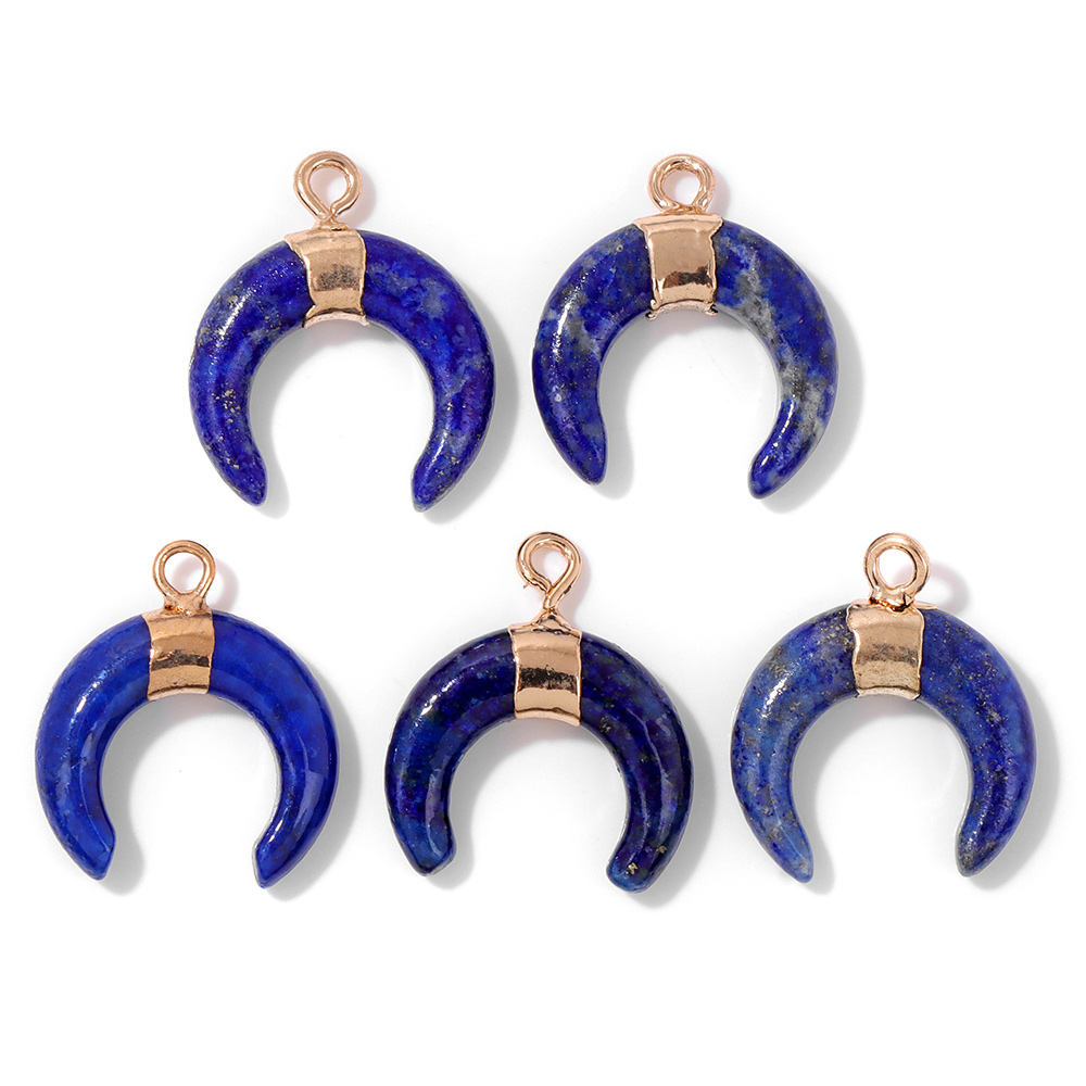 5PCS Natural Lapis Lazuli Gem  – Vintage Fashion Jewelry Necklaces recenzja i cena