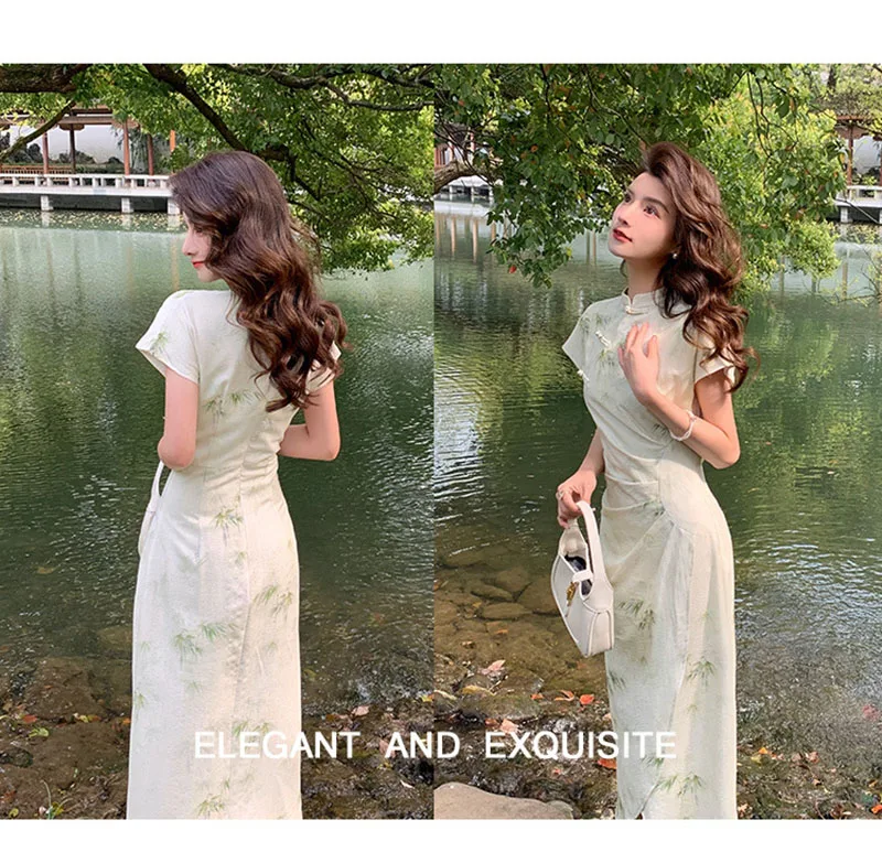 2023 New Chinese Style Dress C – Vintage Fashion Look recenzja i cena