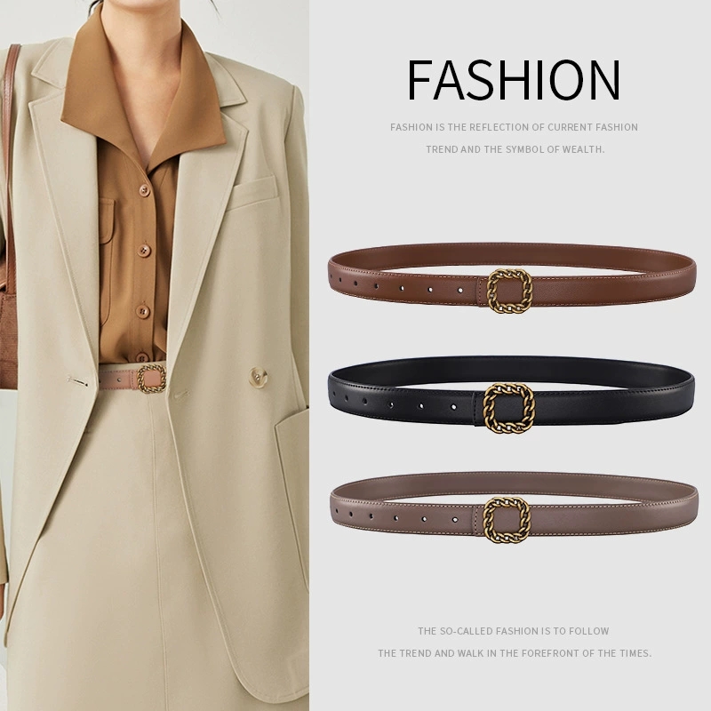 Ladies' vintage square buckle  – Vintage Fashion Look recenzja i cena