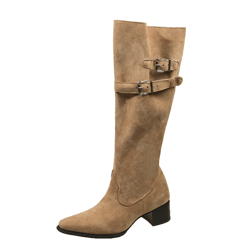 Vintage Suede Women Trouser Le – Vintage Fashion Boots recenzja i cena