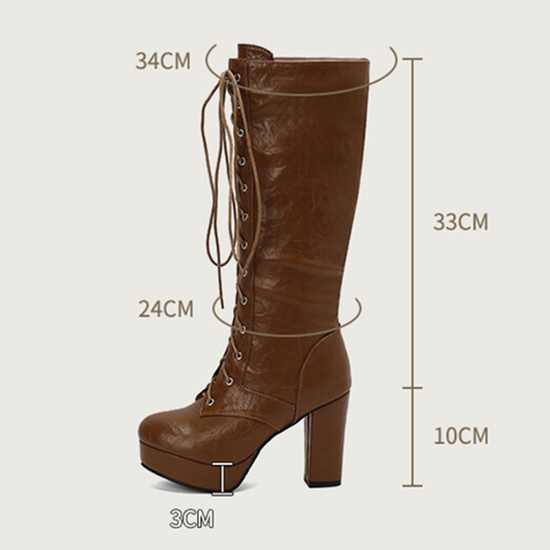 REAVE CAT Vintage Women Knee B – Vintage Fashion Boots recenzja i cena