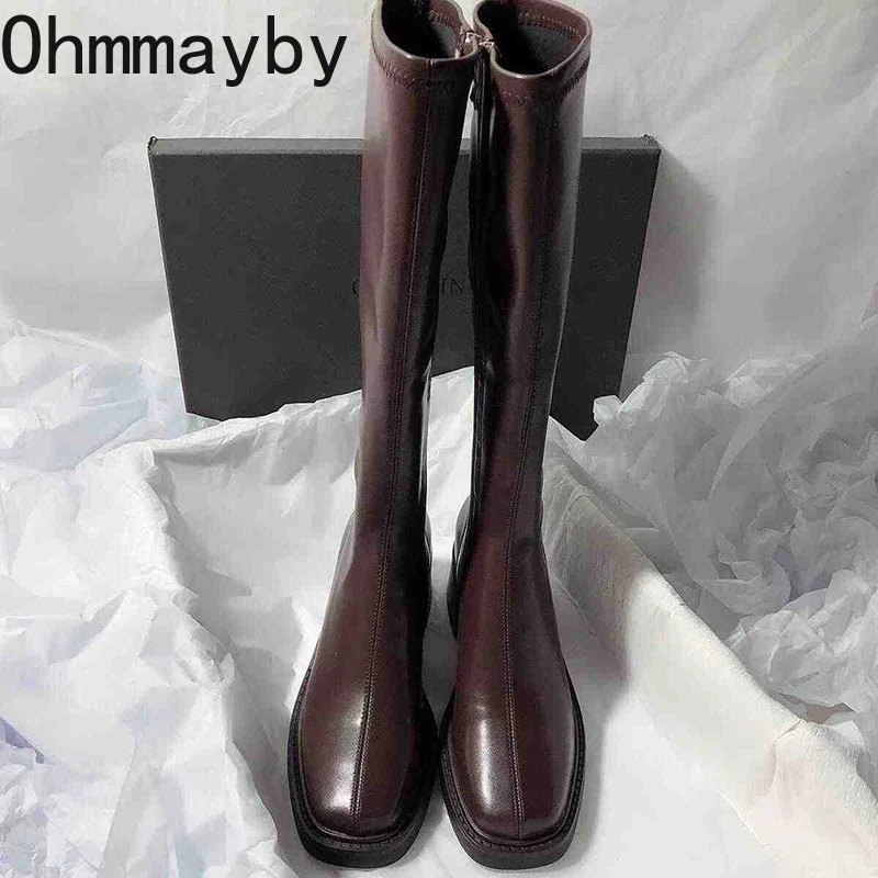 Vintage Thick Heel Women Knee  – Vintage Fashion Boots recenzja i cena