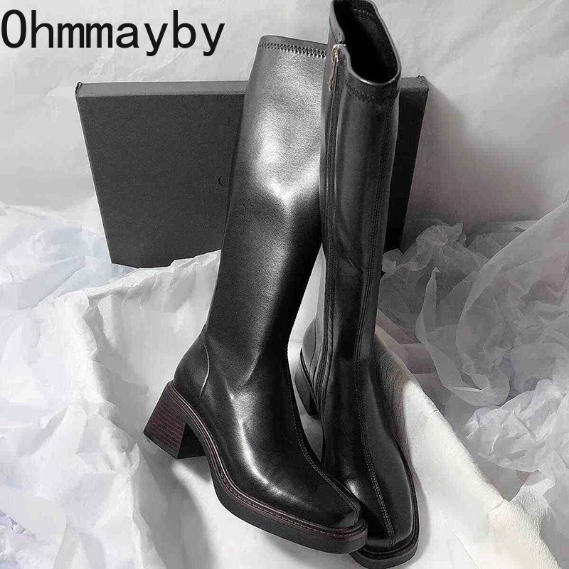 Vintage Thick Heel Women Knee  – Vintage Fashion Boots recenzja i cena