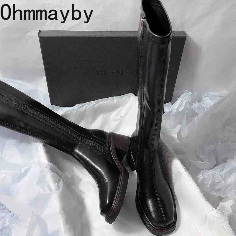 Vintage Thick Heel Women Knee  – Vintage Fashion Boots recenzja i cena