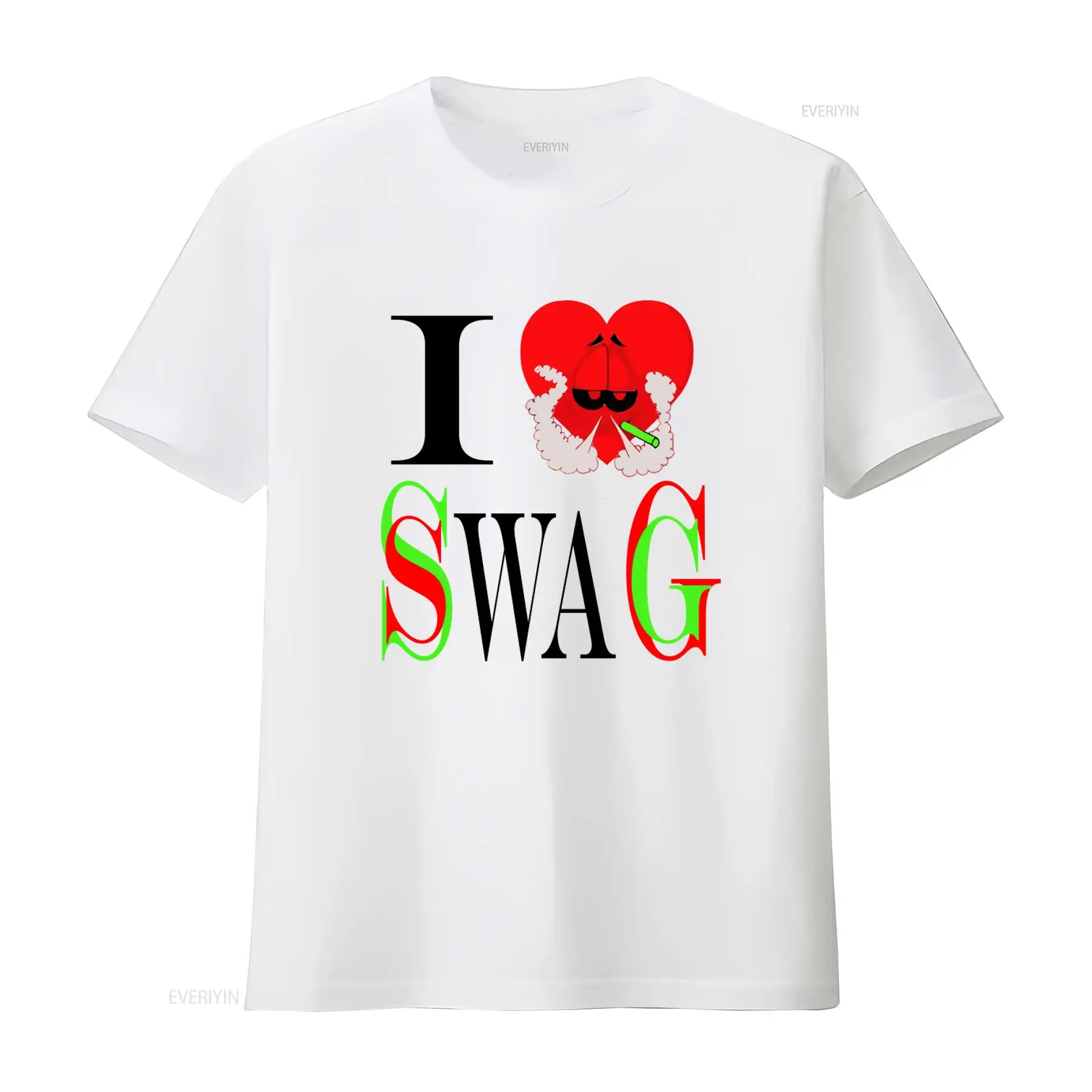 I Swag Heart Print T shirt Ret – Vintage Fashion Look recenzja i cena