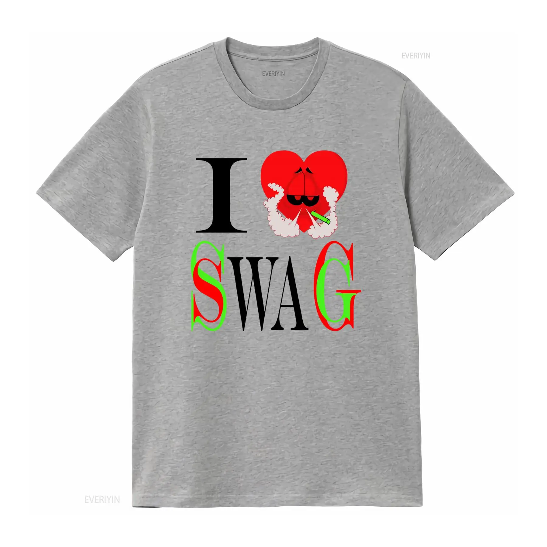 I Swag Heart Print T shirt Ret – Vintage Fashion Look recenzja i cena