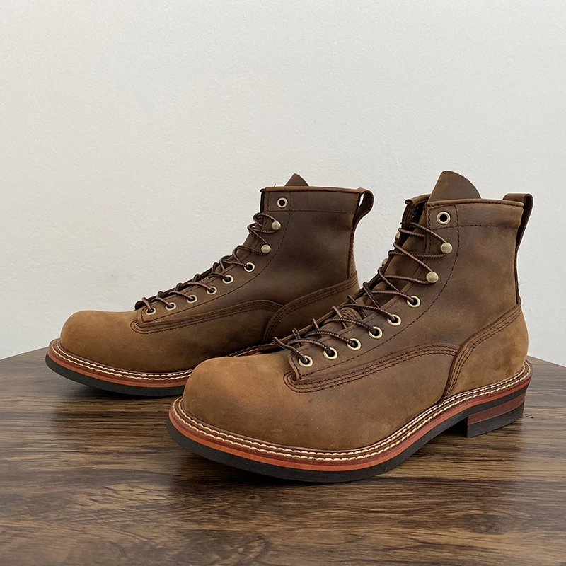 Vintage British Men Ankle Boot – Vintage Fashion Boots recenzja i cena