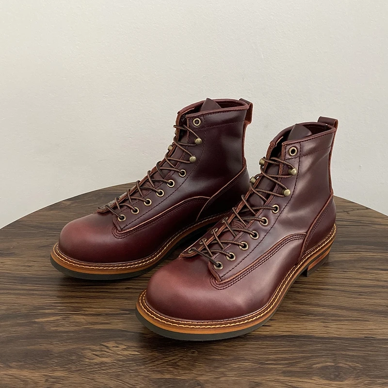 Vintage British Men Ankle Boot – Vintage Fashion Boots recenzja i cena