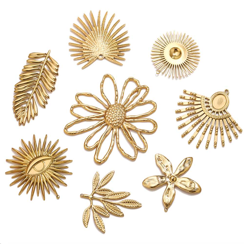 5pcs Stainless Steel Flower Ch – Vintage Fashion Jewelry Necklaces recenzja i cena