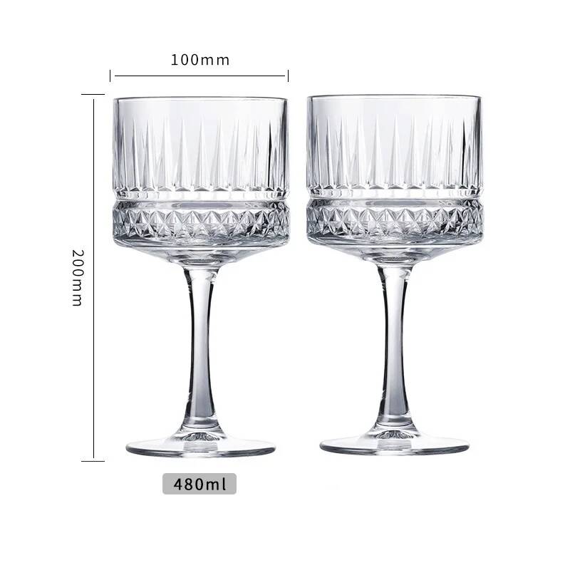 2 Pcs Carved Martini Glasses C – Vintage Fashion Eu recenzja i cena