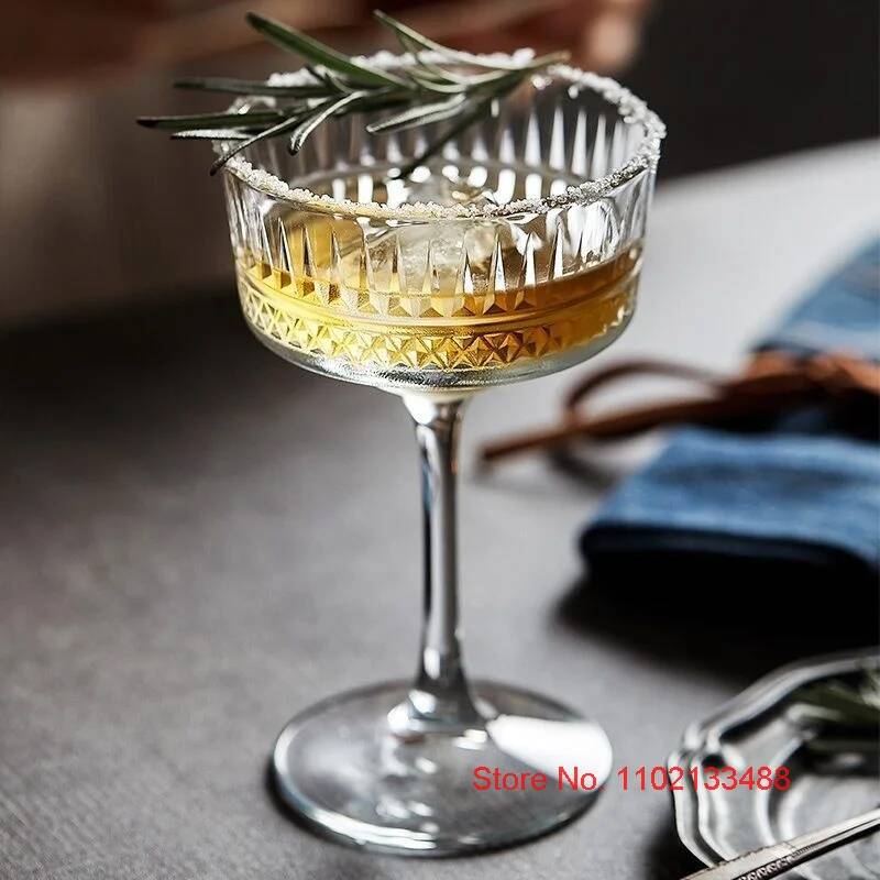 2 Pcs Carved Martini Glasses C – Vintage Fashion Eu recenzja i cena