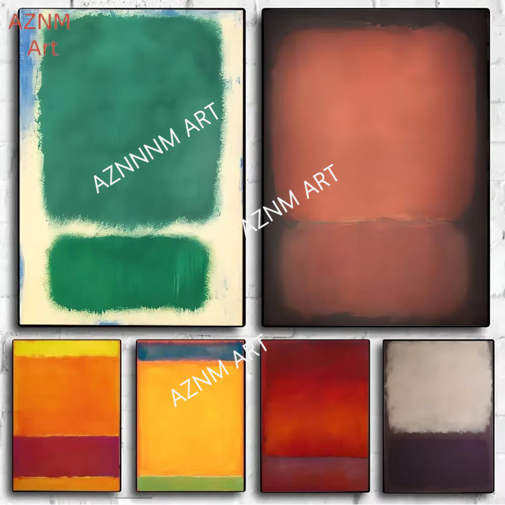 1pc Mark Rothko Poster No Fram – Vintage Fashion Wall Art recenzja i cena