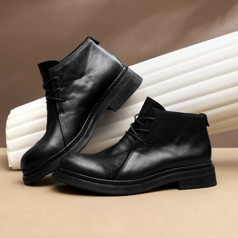Vintage Mens Genuine Leather B – Vintage Fashion Boots recenzja i cena