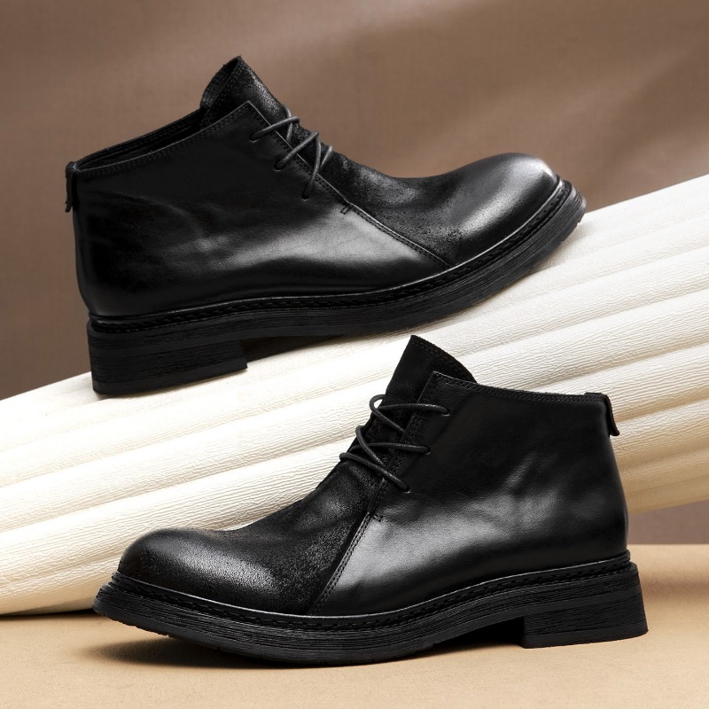 Vintage Mens Genuine Leather B – Vintage Fashion Boots recenzja i cena