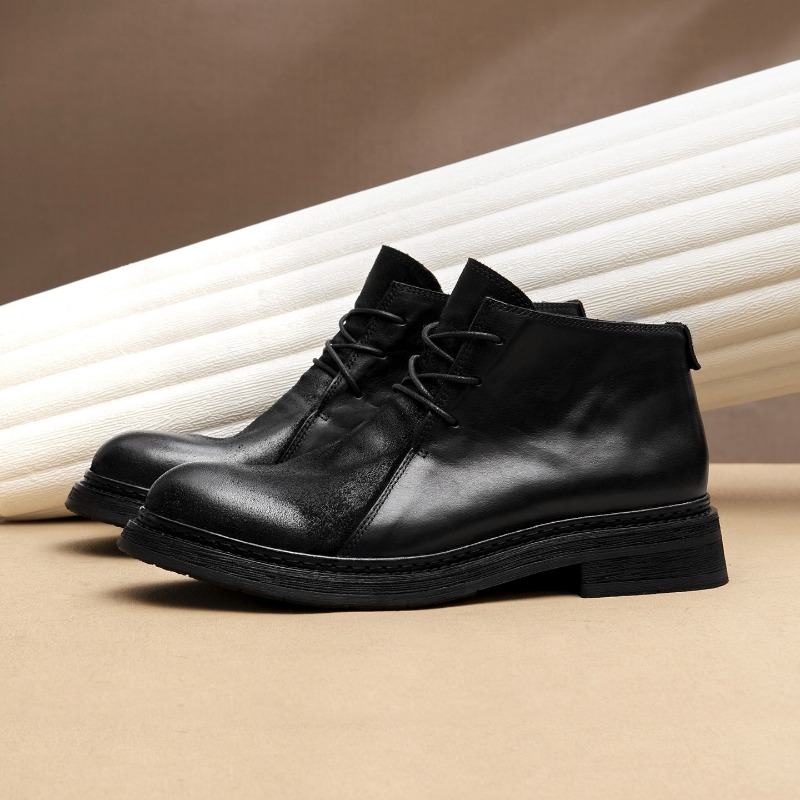 Vintage Mens Genuine Leather B – Vintage Fashion Boots recenzja i cena
