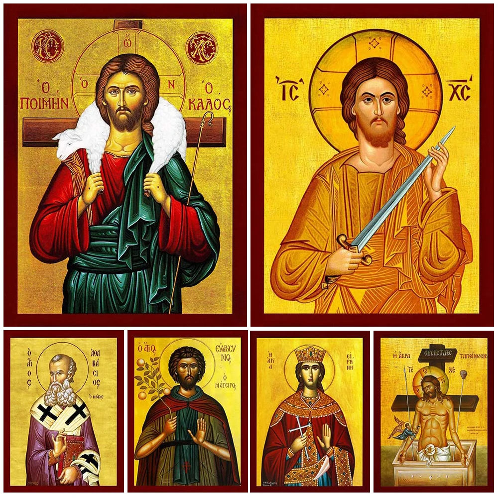 1pc frameless Vintage Jesus Ch – Vintage Fashion Wall Art recenzja i cena
