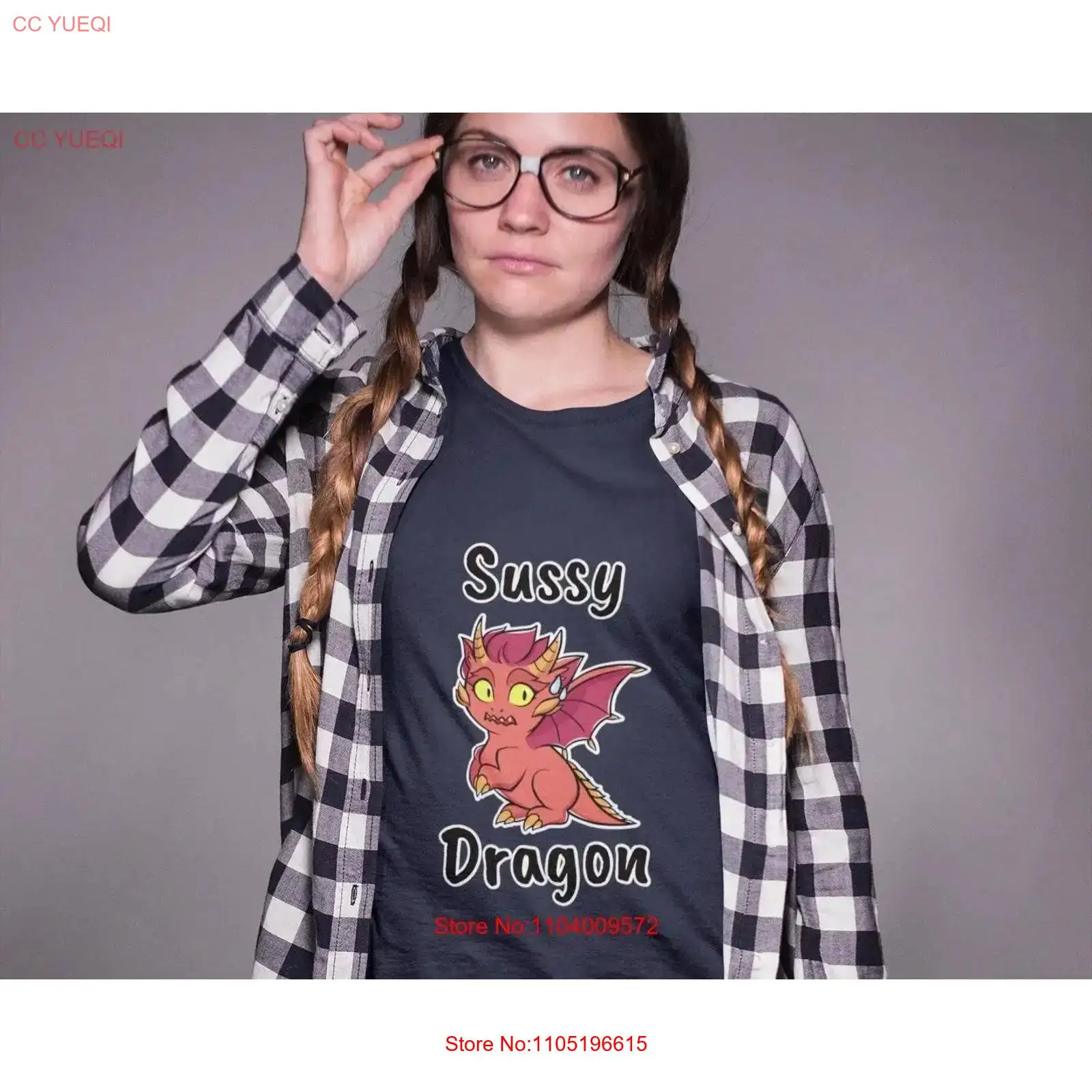 Sussy Dragon T Shirt fun gift  – Vintage Fashion Eu recenzja i cena