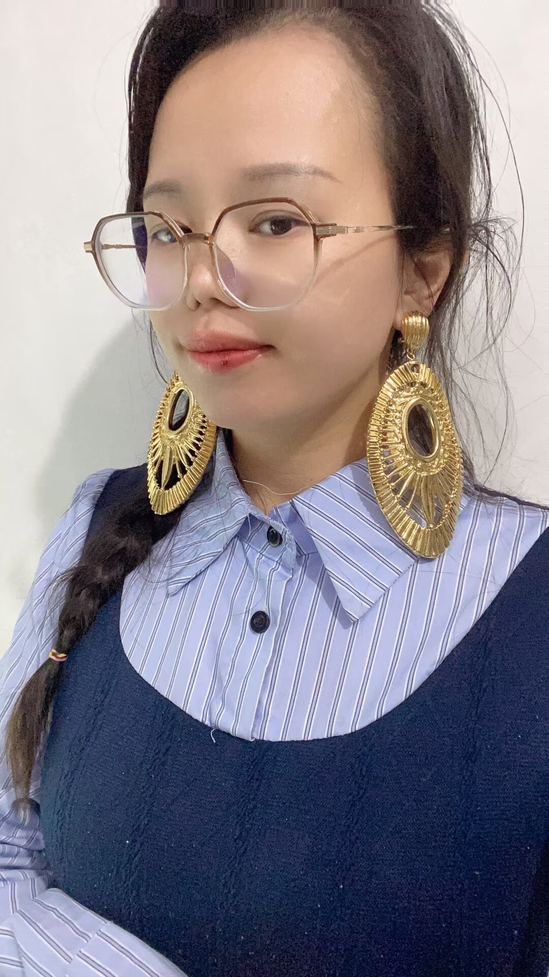 Vintage Gold Hollow Oval Sunbu – Vintage Fashion Look recenzja i cena