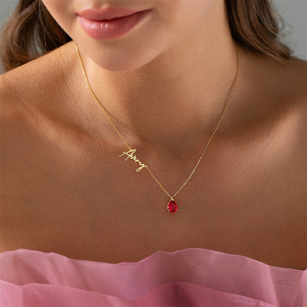 Handmade Teardrop Stone Neckla – Vintage Fashion Guild recenzja i cena