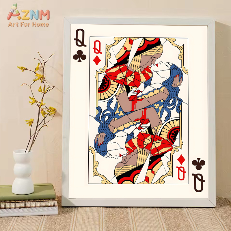 AZNM Romantic King Queen Jack  – Vintage Fashion Wall Art recenzja i cena