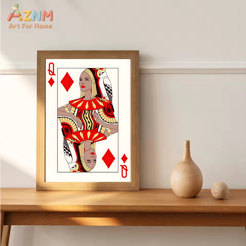 AZNM Romantic King Queen Jack  – Vintage Fashion Wall Art recenzja i cena