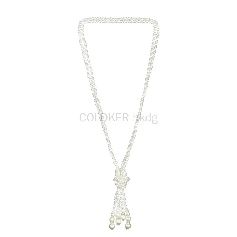 1920s Pearls Necklace Fashion  – Vintage Fashion Jewelry Necklaces recenzja i cena