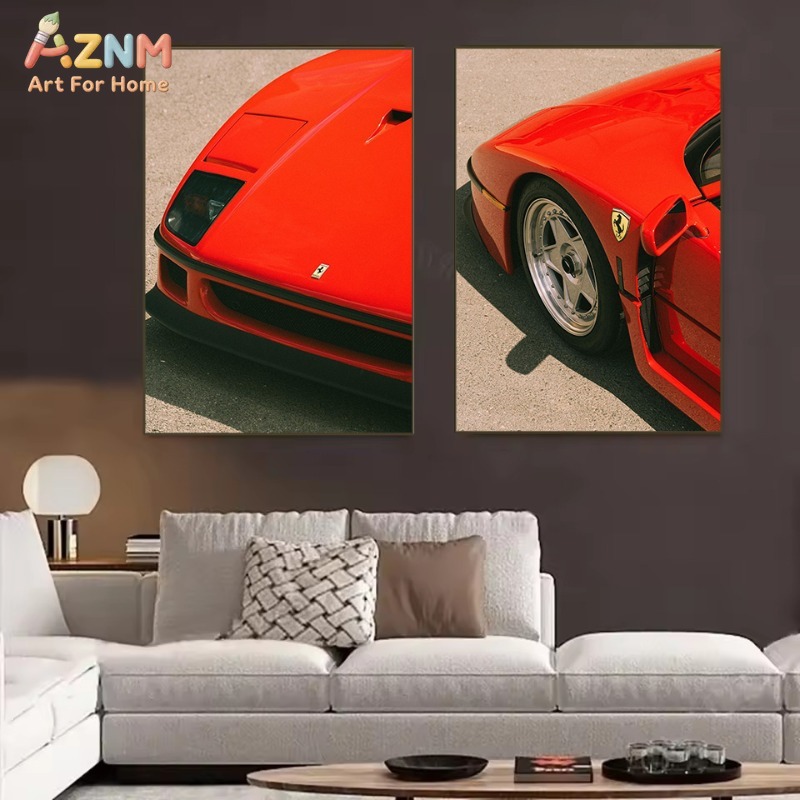 AZNM Ferrari F40 Classic Super – Vintage Fashion Wall Art recenzja i cena