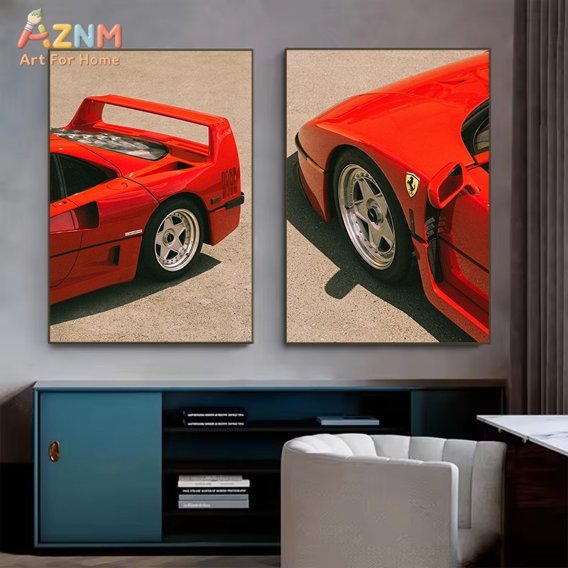 AZNM Ferrari F40 Classic Super – Vintage Fashion Wall Art recenzja i cena