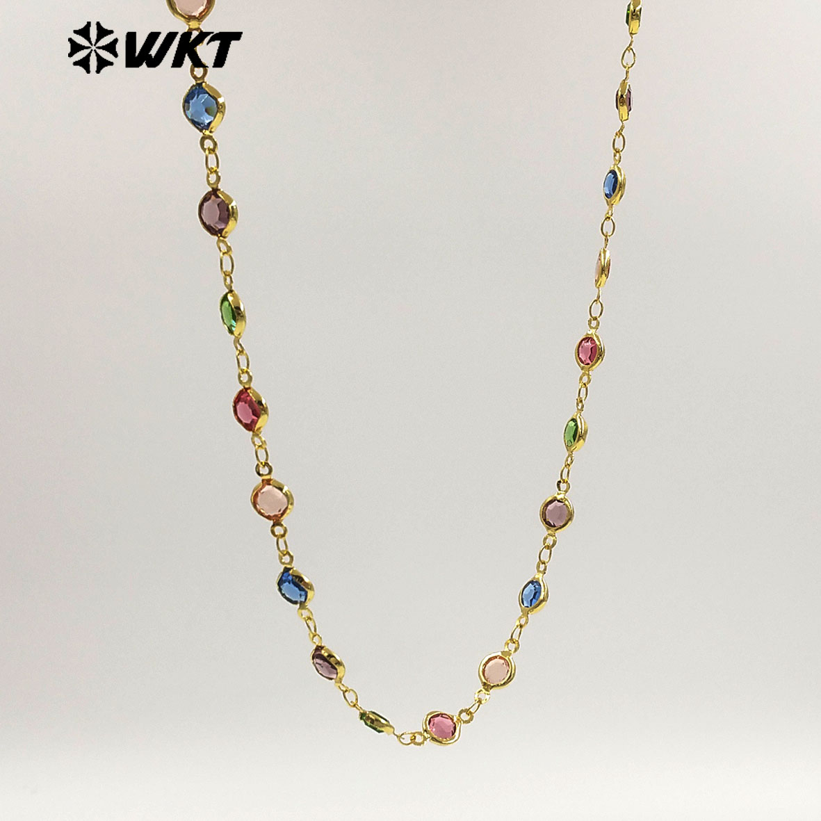 WT-BC281 Colorful Wonderful Cr – Vintage Fashion Jewelry Necklaces recenzja i cena