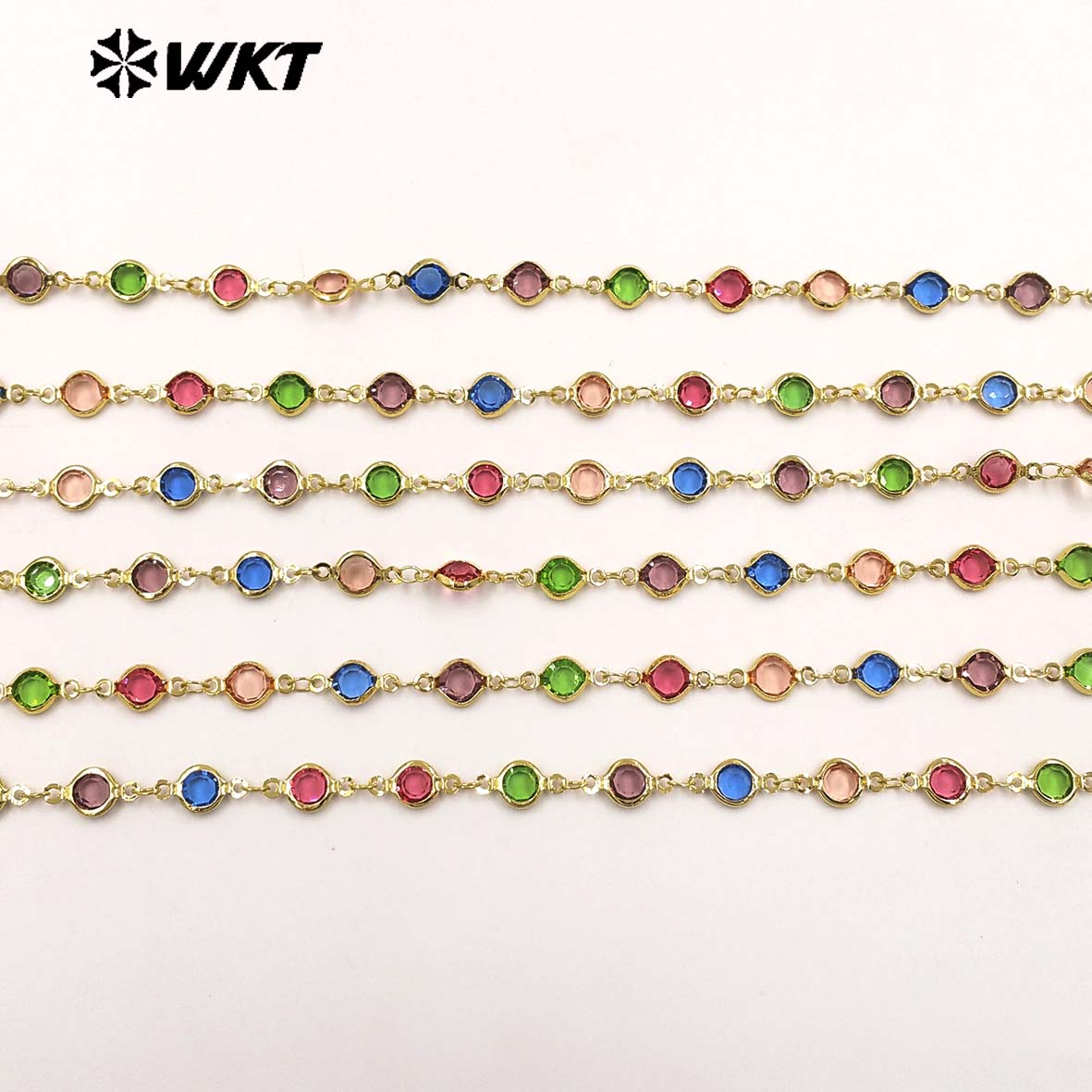 WT-BC281 Colorful Wonderful Cr – Vintage Fashion Jewelry Necklaces recenzja i cena
