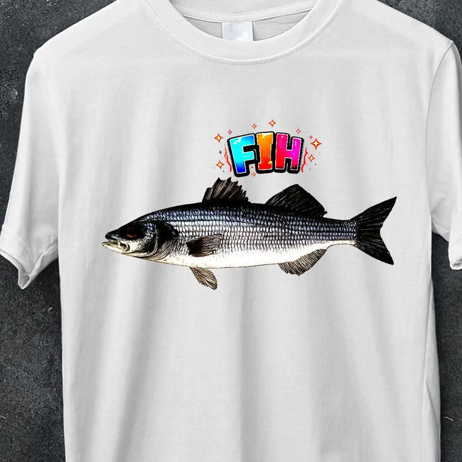 Fih Fish Meme T Shirt Funny Ge – Vintage Fashion Gen Z recenzja i cena