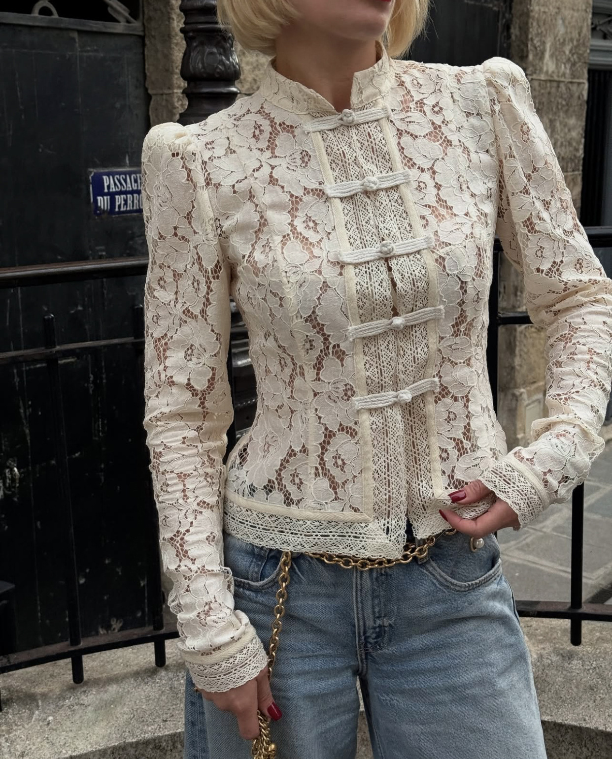 Elegant Luxury Lace Blouse Fas – Vintage Fashion Look recenzja i cena