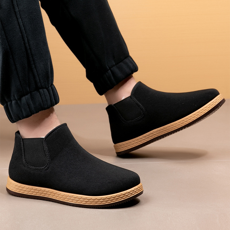 Men's Cotton Shoes Men's Winte – Vintage Fashion Boots recenzja i cena