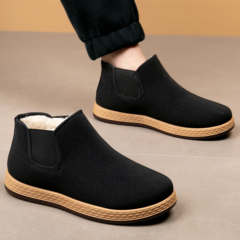 Men's Cotton Shoes Men's Winte – Vintage Fashion Boots recenzja i cena