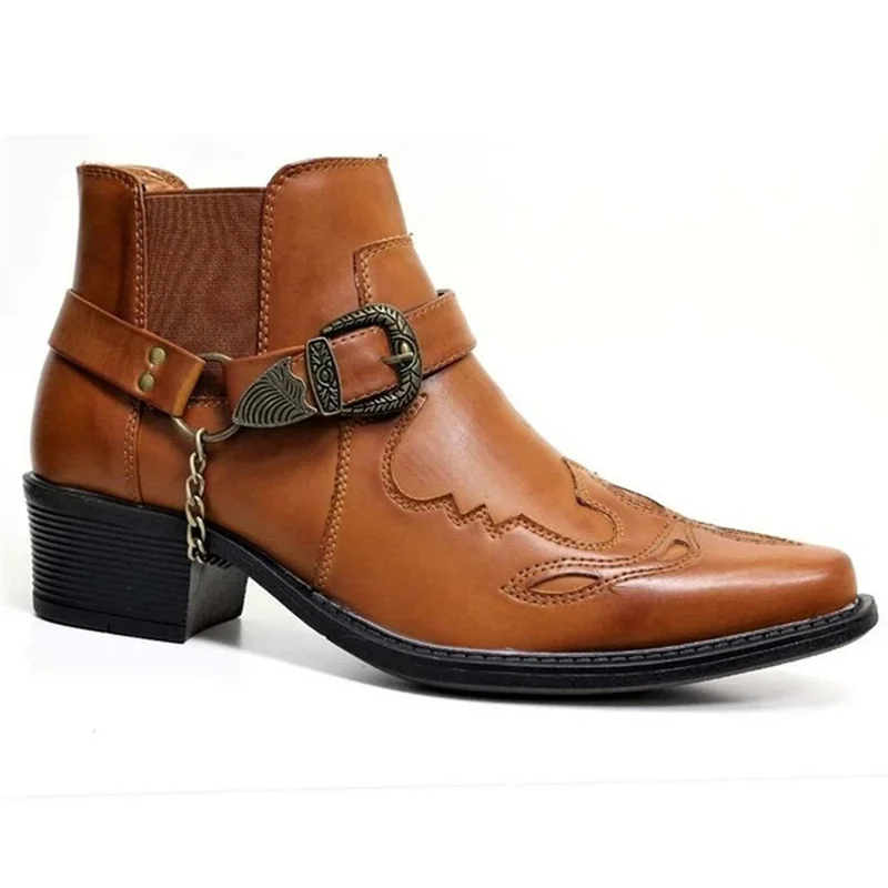 Fashion 2025 Men's Vintage Cow – Vintage Fashion Boots recenzja i cena