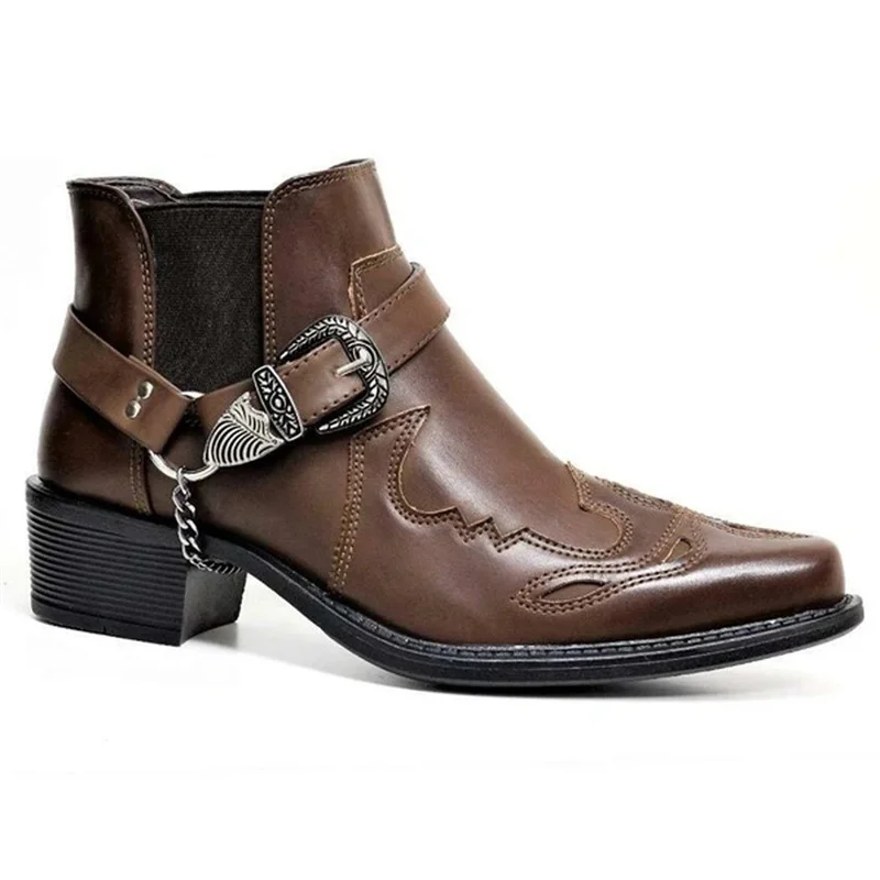 Fashion 2025 Men's Vintage Cow – Vintage Fashion Boots recenzja i cena