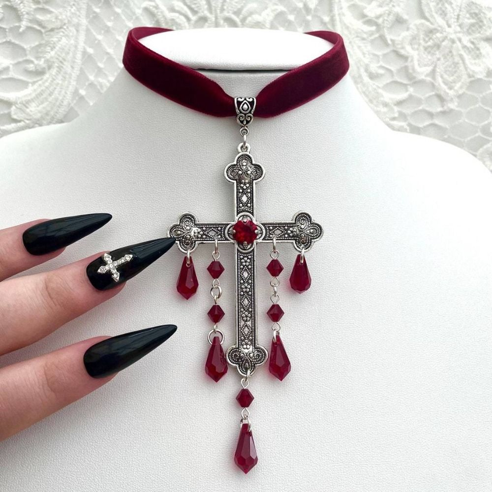 Retro Style Large Cross Pendan – Vintage Fashion Look recenzja i cena