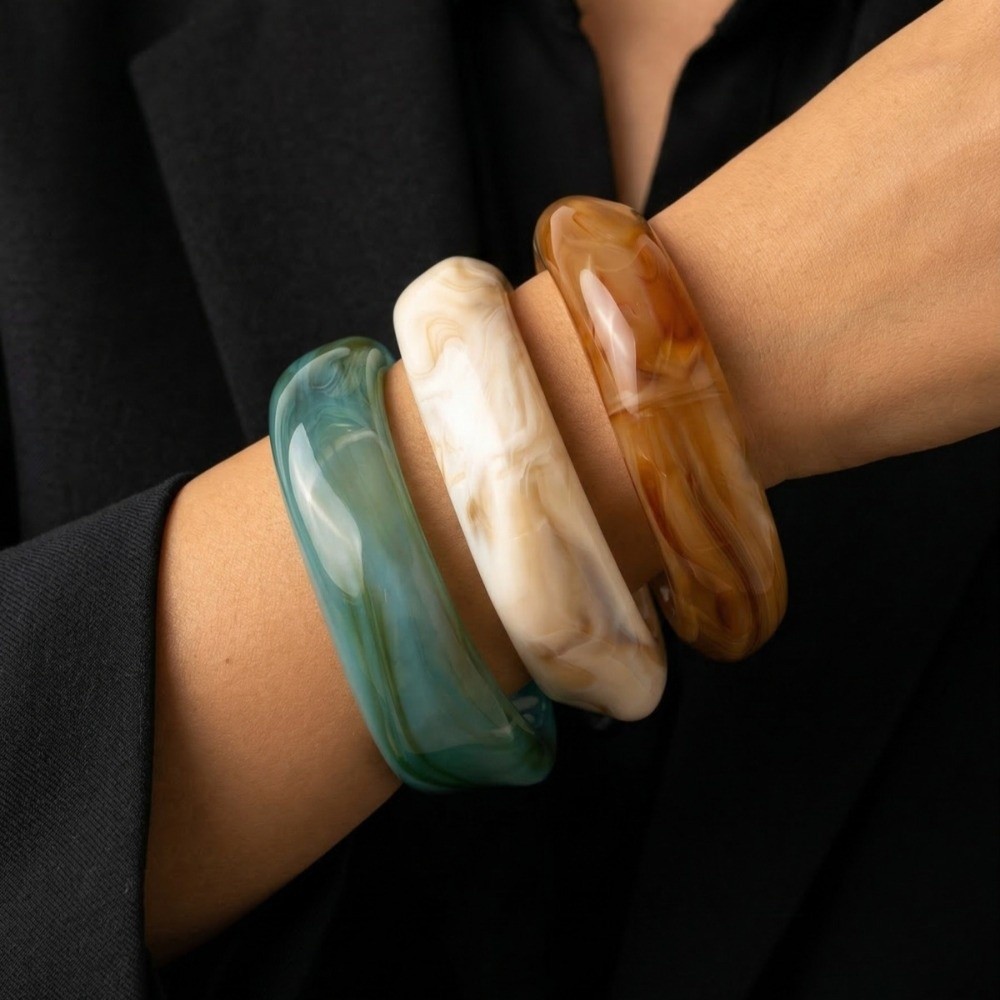 Wrist Jewelry Translucent Resi – Vintage Fashion Gen Z recenzja i cena