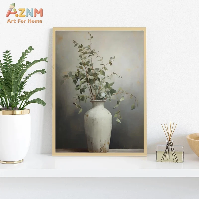 AZNM Vintage Flower Vase Canva – Vintage Fashion Wall Art recenzja i cena